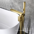 Floor Mount Brass Freestanding Bathtub Faucet